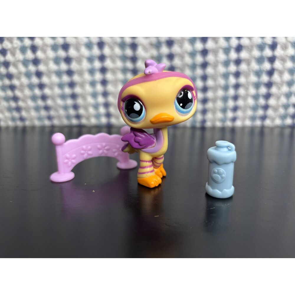 Littlest Pet Shop Portable Pets Sportiest Ostrich #516 - Complete